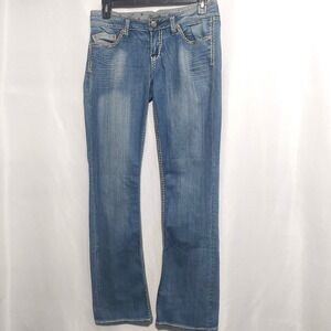 Pepe Jeans London 32/32 Bootcut Jeans Double Back Pockets Boot Cut Embellished